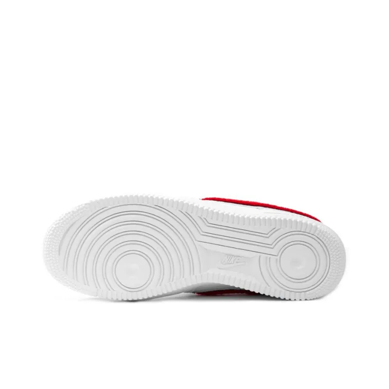 Nike Air Force 1 Low 3D Chenille Swoosh White Red Blue-4