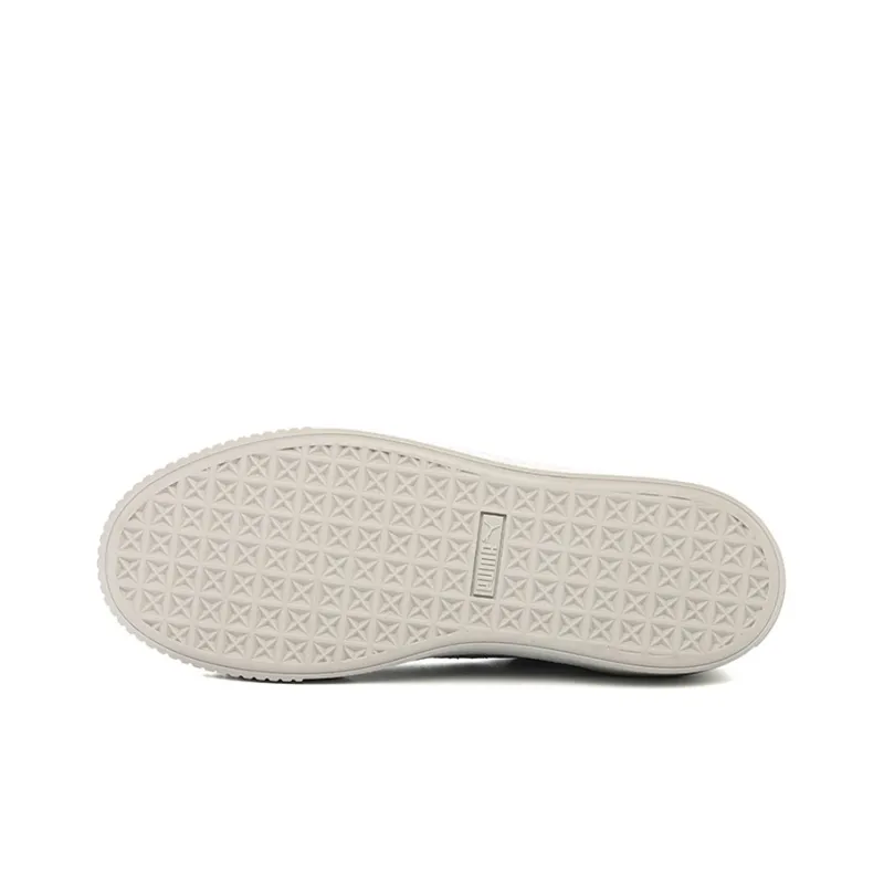 PUMA Suede Platform Gray Women's-5