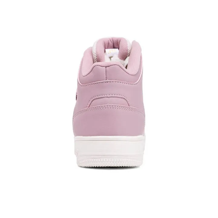 361° Thermal Mid Top Winter Padded Skateboard Shoes Women's Pink-4
