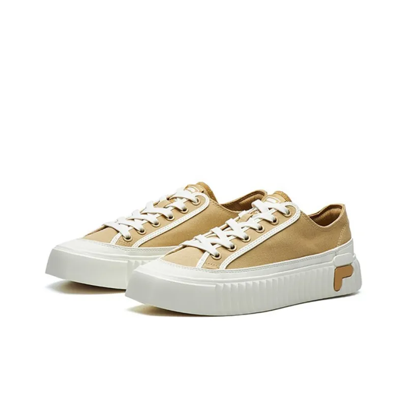 FILA Gear Low Top Skateboard Shoes Women's Brown-2