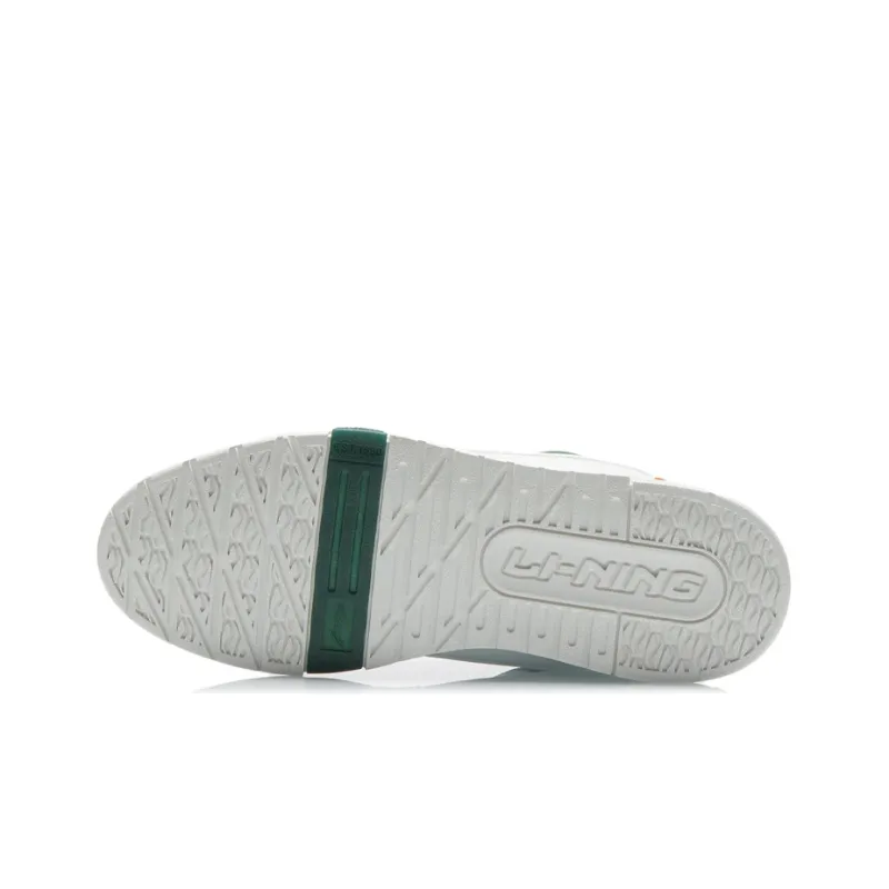 LiNing Coverage Slip Resistant, Abrasion Resistant, Lightweight, Breathable Low Top Skateboard Shoes Men's Ecru-4