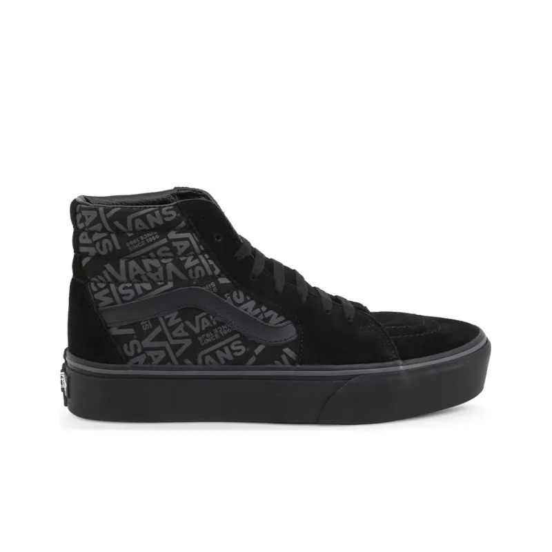 Vans SK8 HI Non Slip Wear resistant Casual Skateboarding Shoes Unisex Black-1
