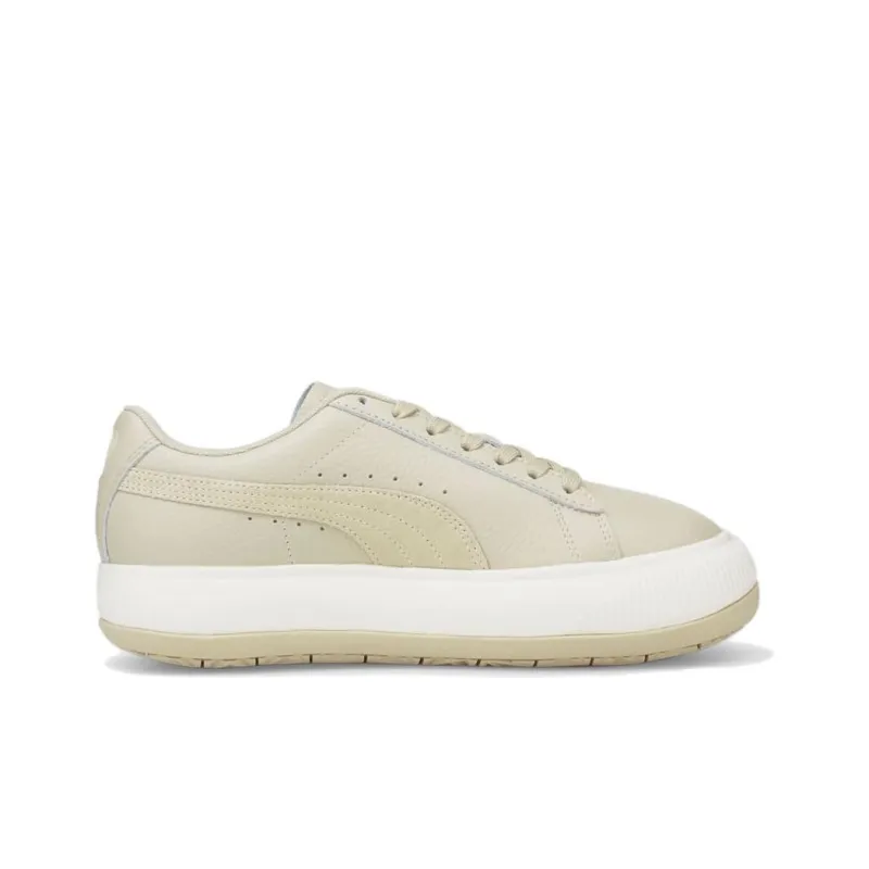 PUMA Suede Mayu Tonal Low Tops Casual Skateboarding Shoes Khaki Women's-1