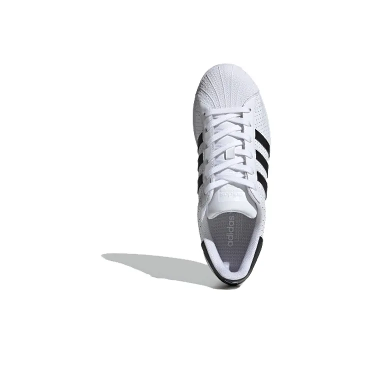 Superstar Women's Adidas Originals 'White Black Perforated' Women's-2