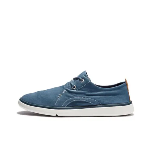 Timberland Skateboard Shoes Men Low-Top Marine Blue