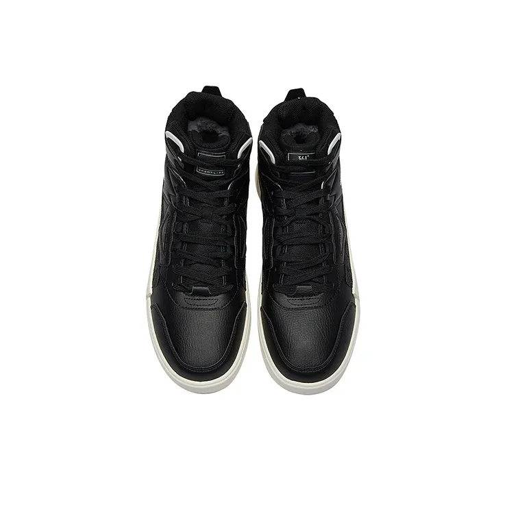 361° Skateboard Shoes Men High Top Black/White-1