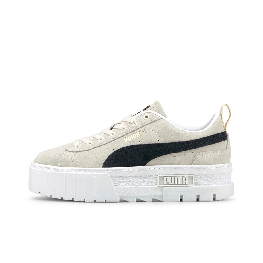 PUMA★MAYZE WNS★スウェード★厚底★IVORY GLOW PUMA Mayze 'Ivory Glow' Women's - POIZON