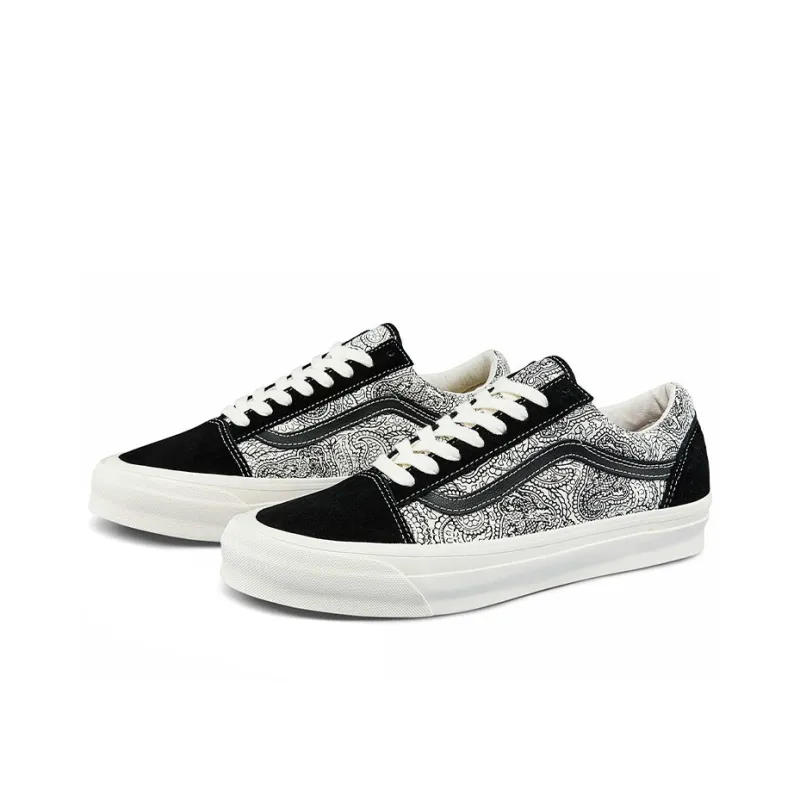 Vans Vault Old Skool Black White Paisley-1