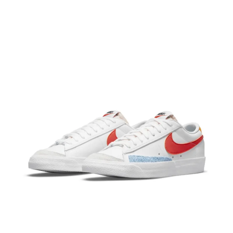 Nike Blazer Low '77 'White Orange' Women's-2