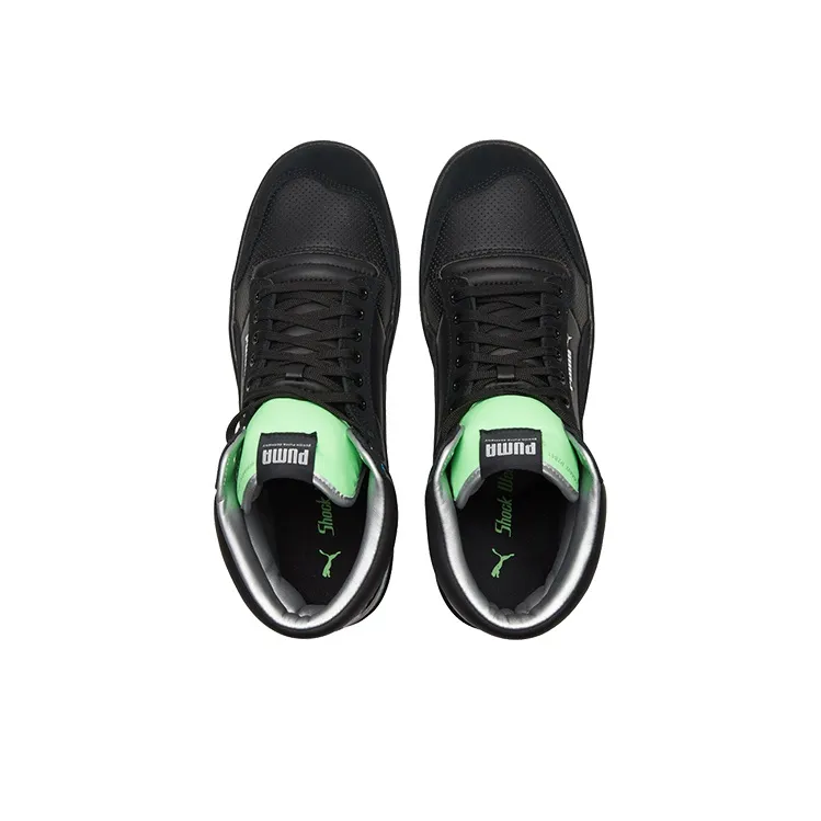 PUMA Ralph Sampson Mid 'Royal Black Elektro Green'-3