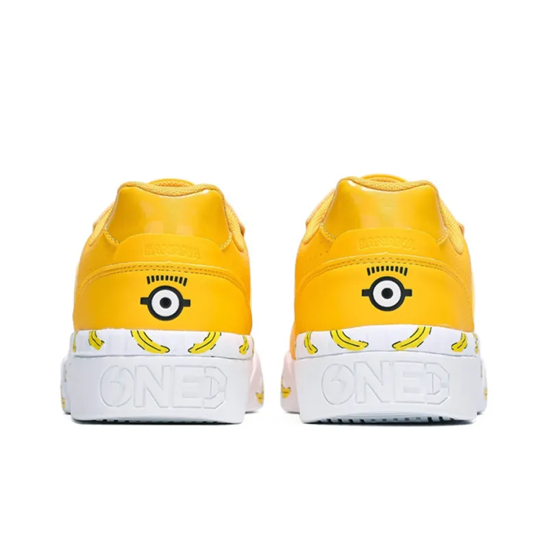 MINIONS x 361° Coverage Low Top Skateboard Shoes Women's Yellow-2