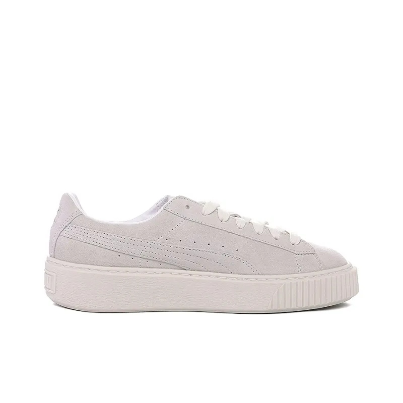 PUMA Suede Platform Gray Women's-1