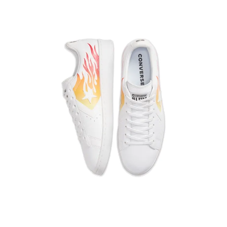 Converse Pro Leather Low Archival Flame Print-3