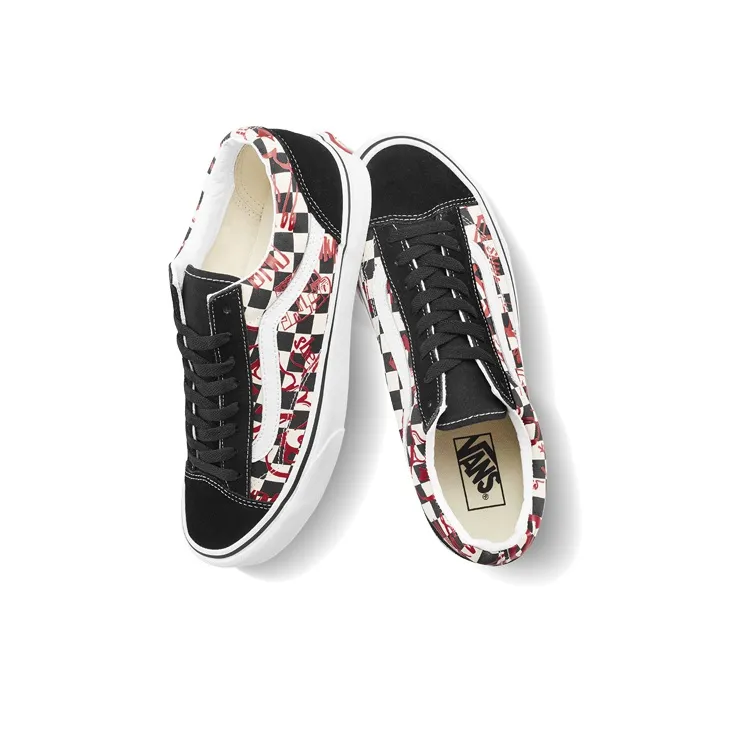 Vans Style 36 Checkerboard Red-3
