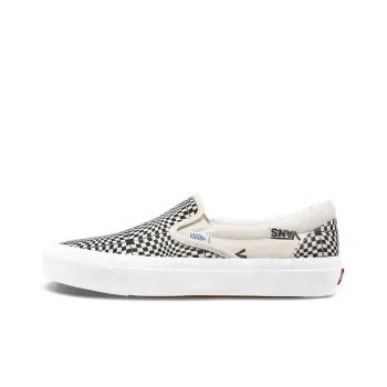 Vans Slip On Optical Check Black