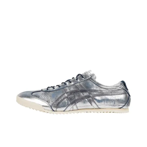 Onitsuka Tiger MEXICO 66 Skateboard Shoes Unisex Low-Top Silver