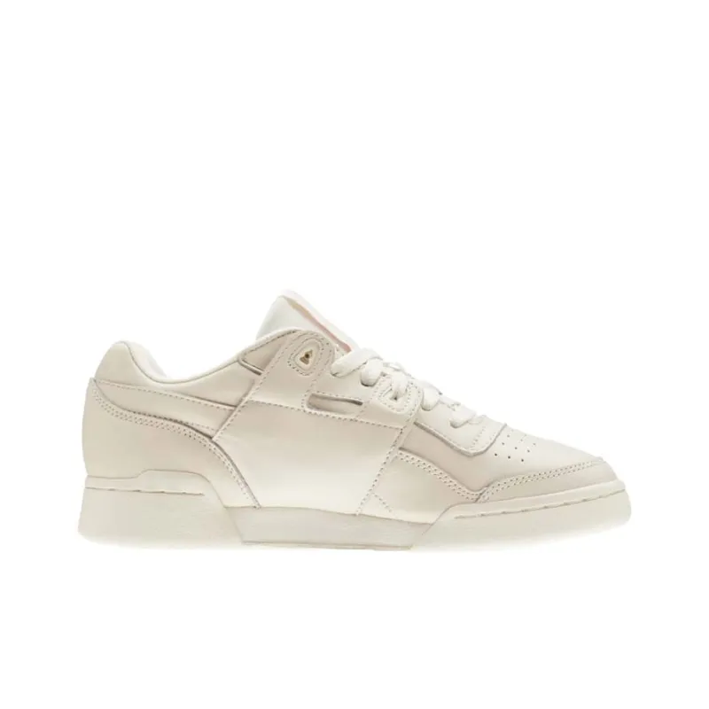 Reebok Workout Lo Plus White Practical Pink Women's-1