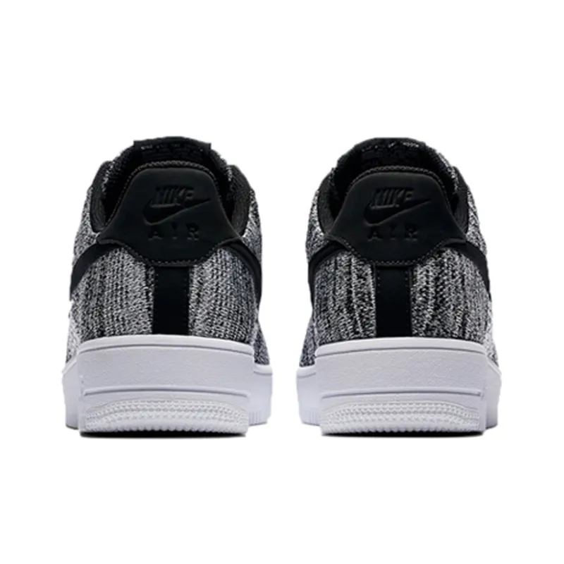 Nike Air Force 1 Flyknit 2 Black Pure Platinum-3
