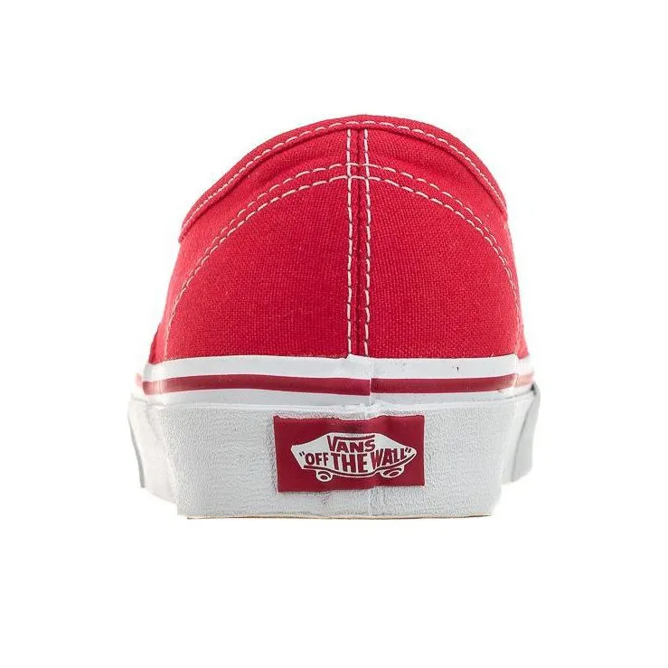 Vans Slip Resistant Low Top Skateboard Shoes Unisex Red-3
