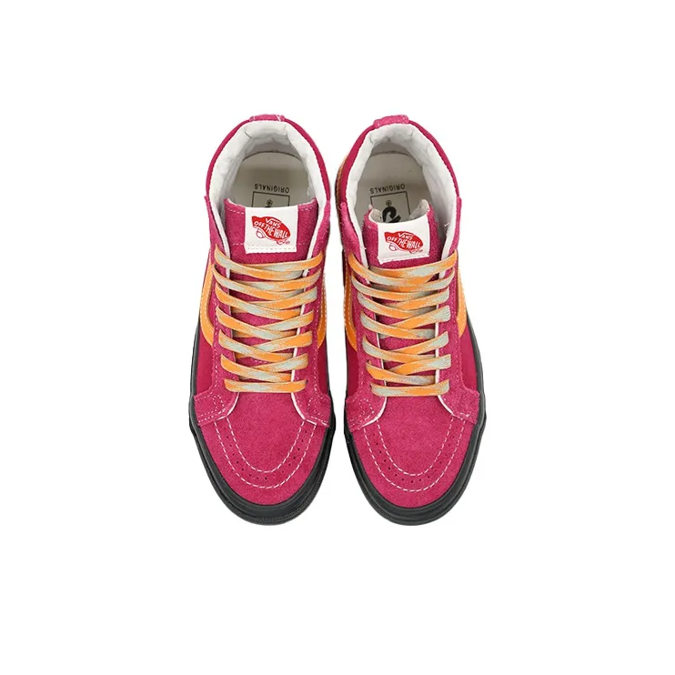 Sk8 Og Vans Hi Lx 'Hairy Suede Cerise Apricot'-4
