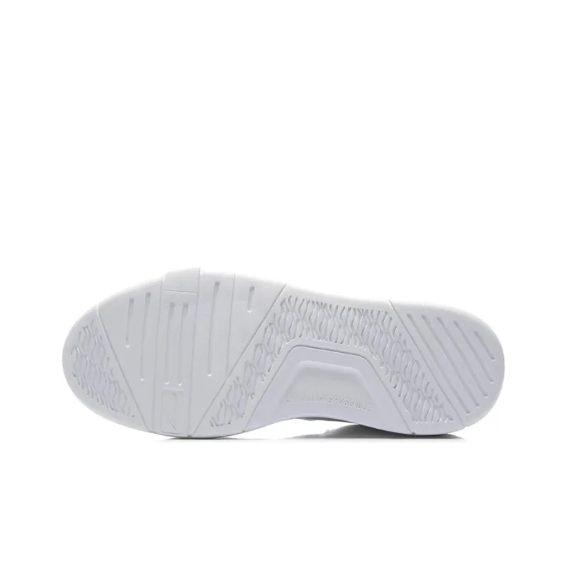LiNing Wave Anti Slip Wear Resistant Low Top Skateboard Shoes Women's White-4