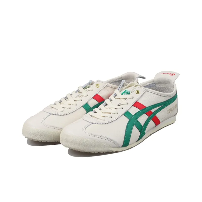 Asics Onitsuka Tiger Mexico 66 Birch Kale Red Gold-2