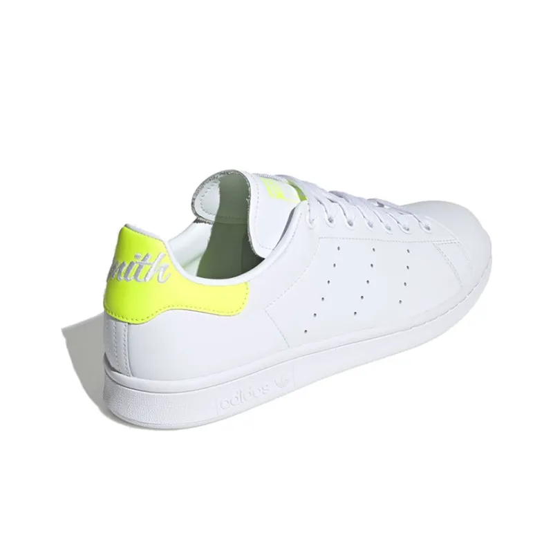 Adidas Stan Smith White Neon Yellow-3