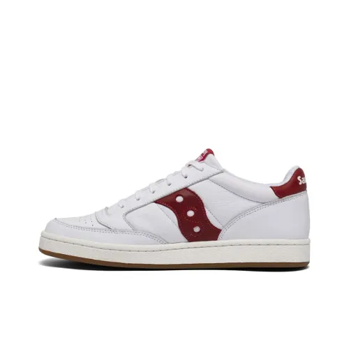 saucony Jazz Court White Red