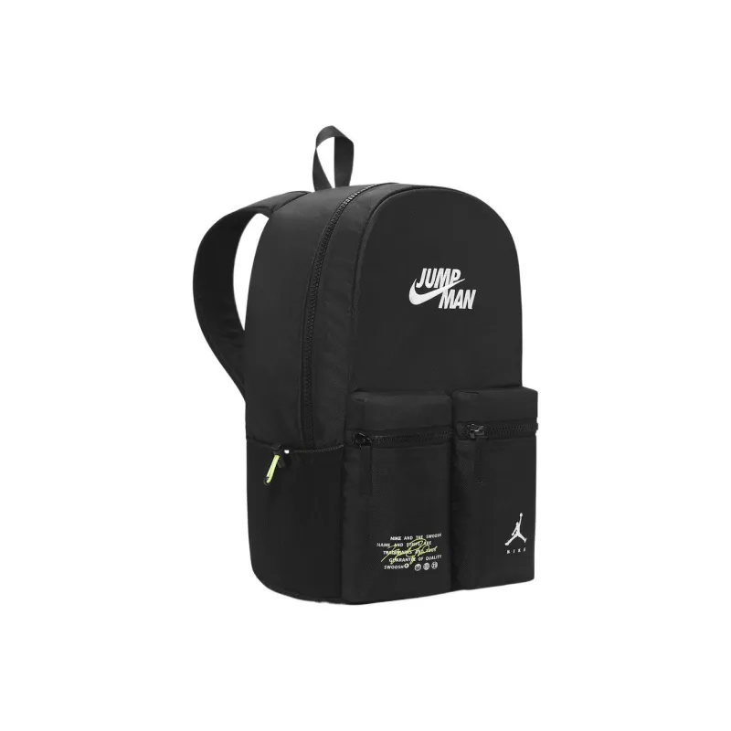 Jordan Polyester Basketball Bag Backpack Regular Unisex Black-4