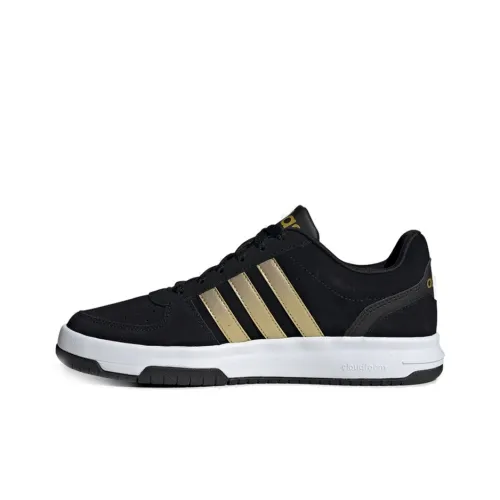 Adidas Neo Cut Skateboard Shoes Men Low-Top Black/Gold