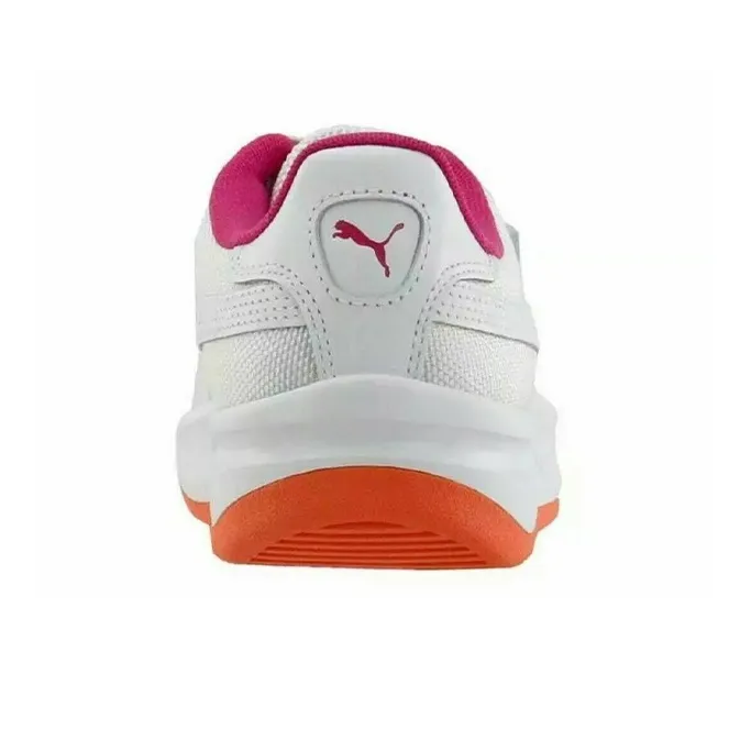 PUMA California Cushioning Wear-Resistant Low-Top Skateboard Shoes Women's White-3