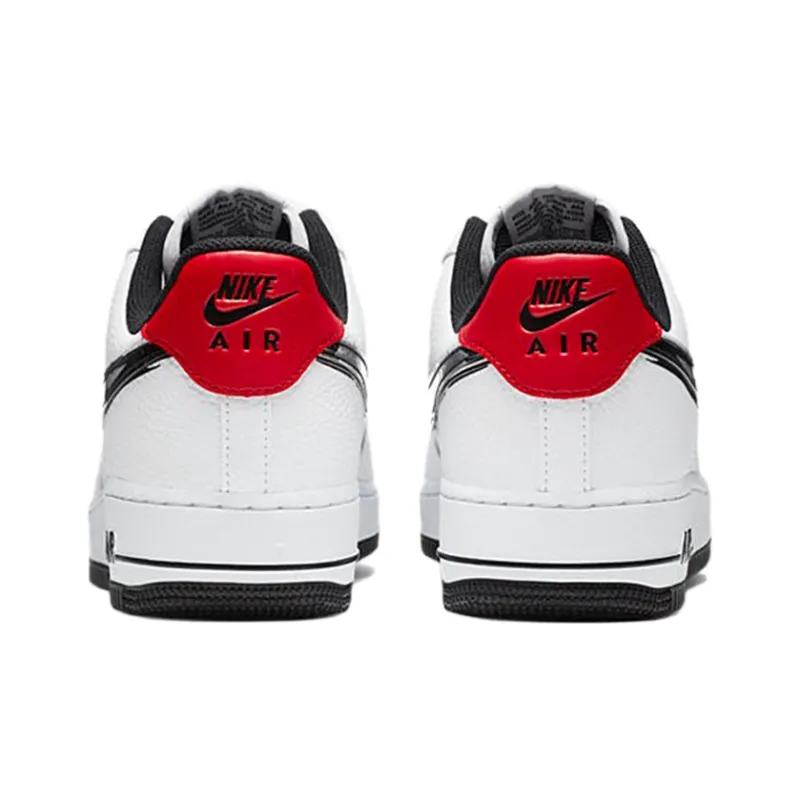 Nike Air Force 1 Low Brushstroke White Black-4