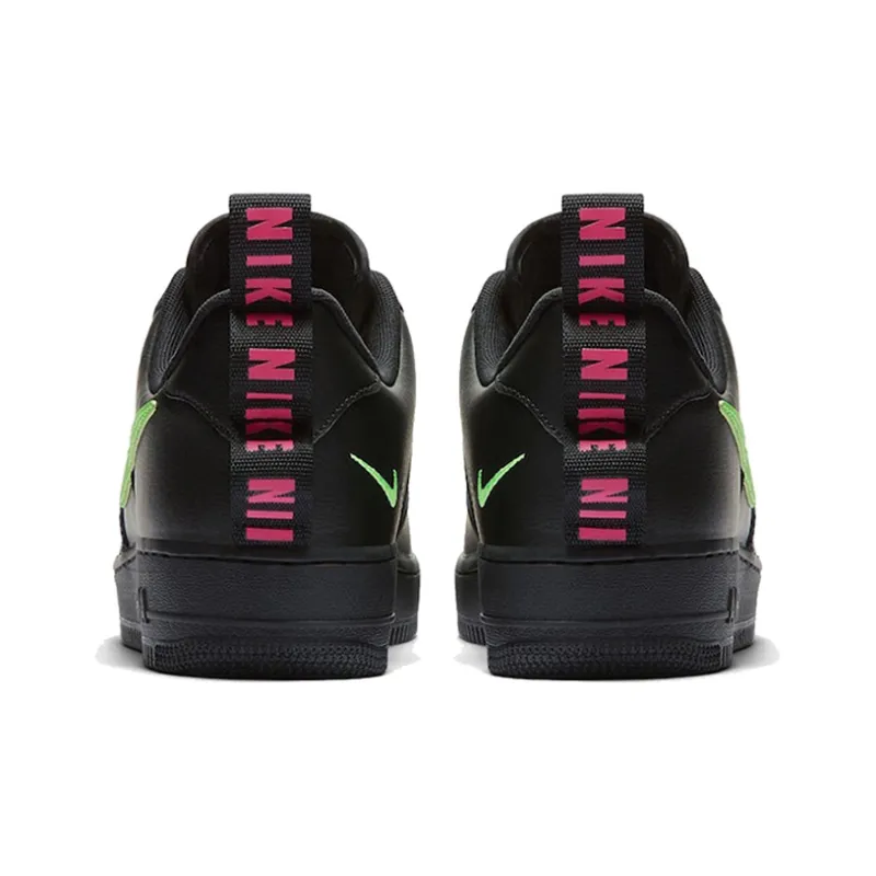 Nike Air Force 1 Low Utility Black Hyper Pink Scream Green-4