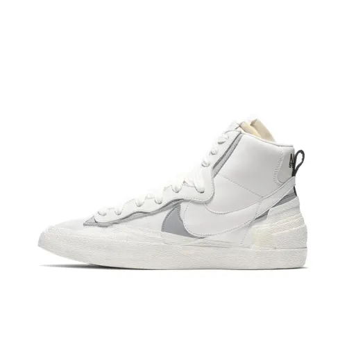 Nike Blazer Mid Sacai White Grey