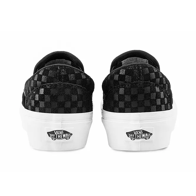 Slip On Classic Vans Platform 'Woven Black Blanc De Blanc'-3