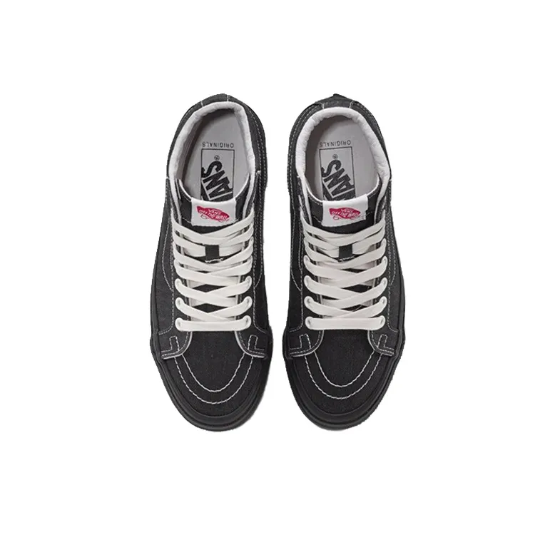Vans Vault Og SK8 HI Lx In Black Herringbone-4