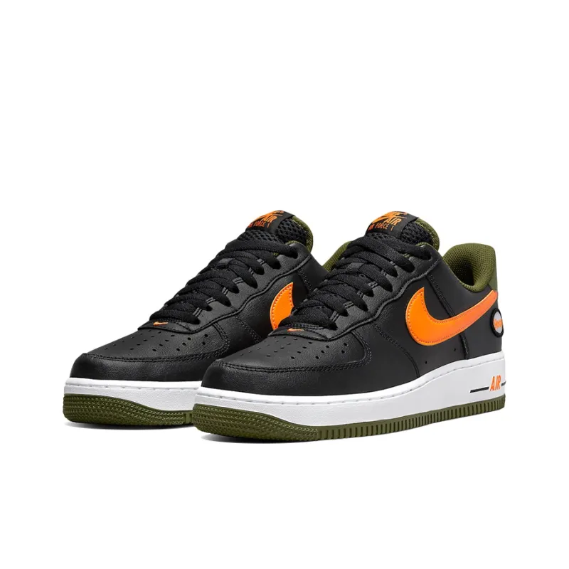 Nike Air Force 1 Low Hoops Black University Gold-2