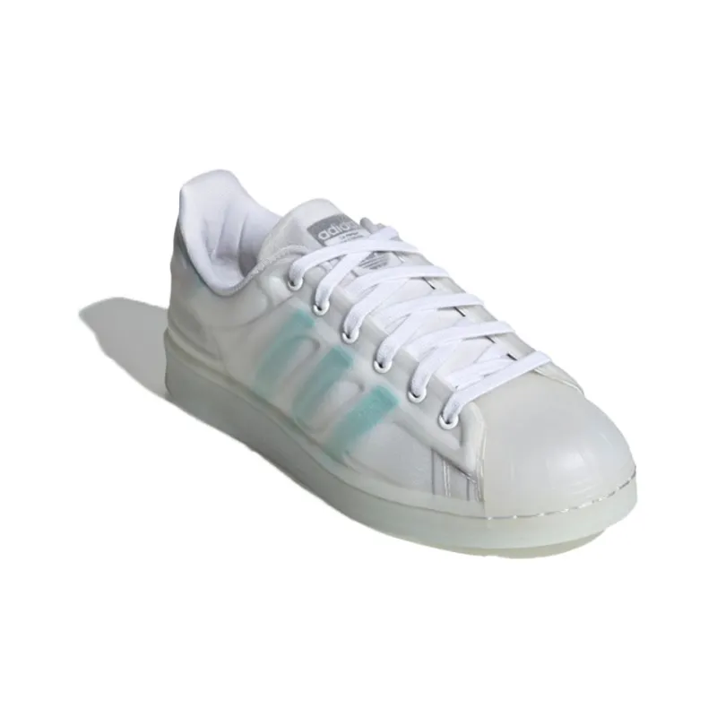 Adidas Originals Superstar Futureshell Shoes White/Blue Women's-2