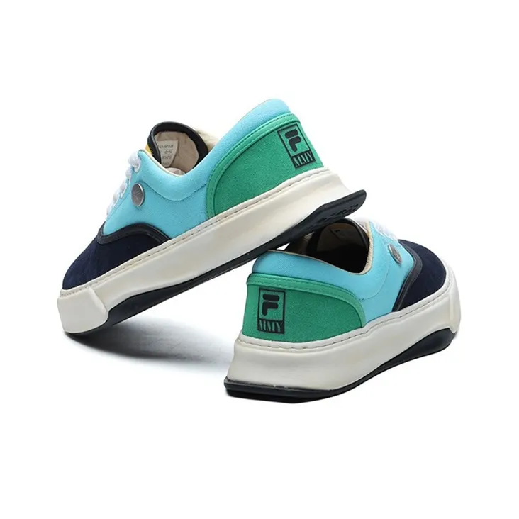 Mihara Yasuhiro X FILA FM Skateboard Shoes Men Low Top Legend Blue/Buttons Blue-4