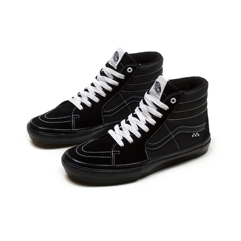 Vans Skate Classics SK8 HI Retro Skateboarding Shoes Unisex Black-2