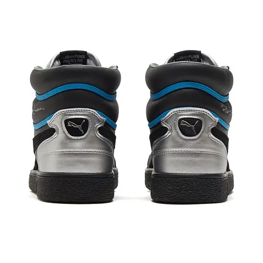 PUMA Ralph Sampson Mid 'Royal Black Elektro Green'-4