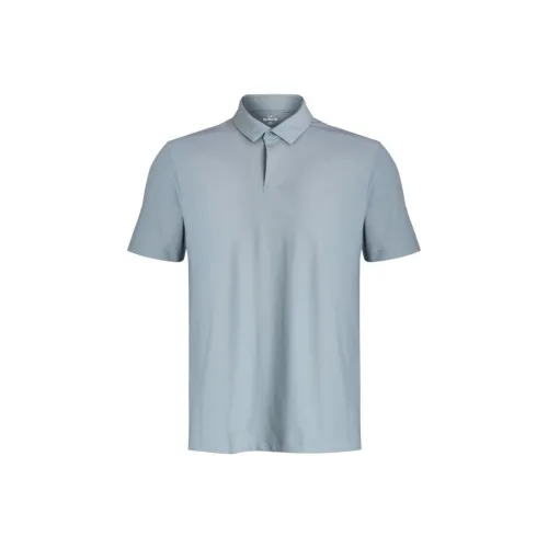 Under Armour Luxe Polo Shirts Men Blue