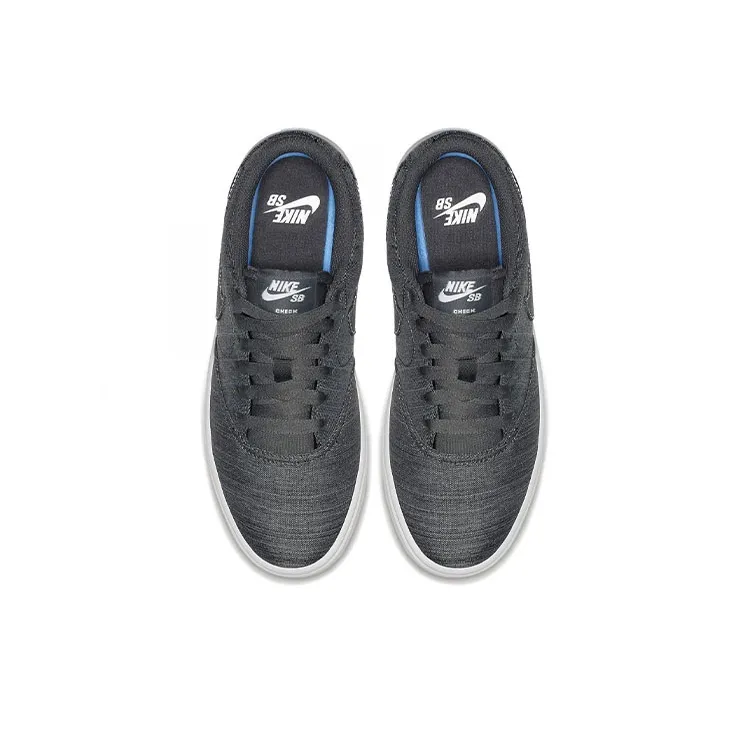 Nike SB Check Skateboard Shoes Women's Low-Top Gray/White-3