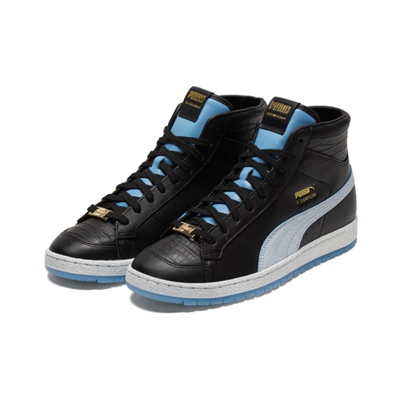 PUMA Unisex Ralph Sampson 70 Mid Layer Sneakers Black/Blue-2