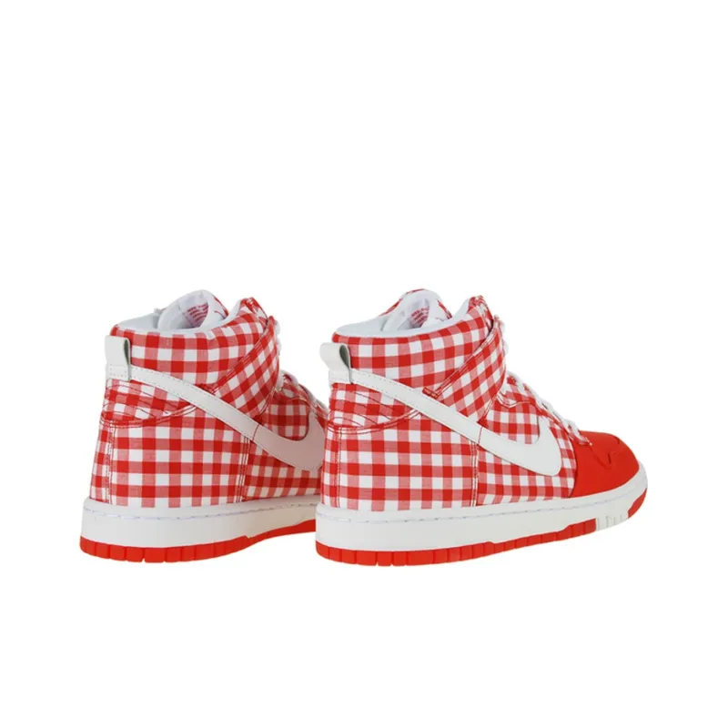 Nike Dunk High Skinny 'Red Plaid' Women's-2