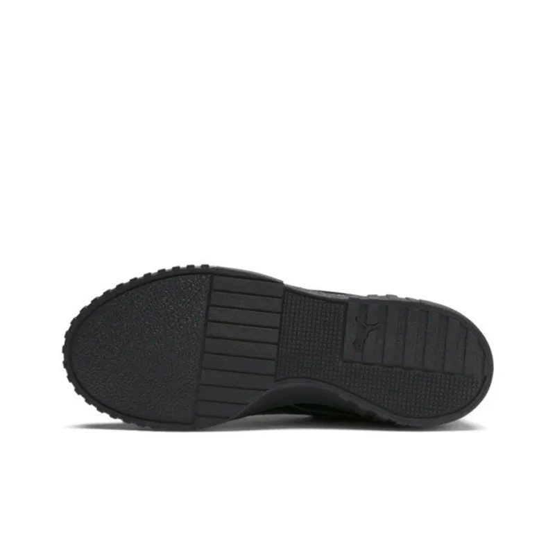 PUMA Cali Thick Sole Low Tops Casual Skateboarding Shoes Black Women's-3