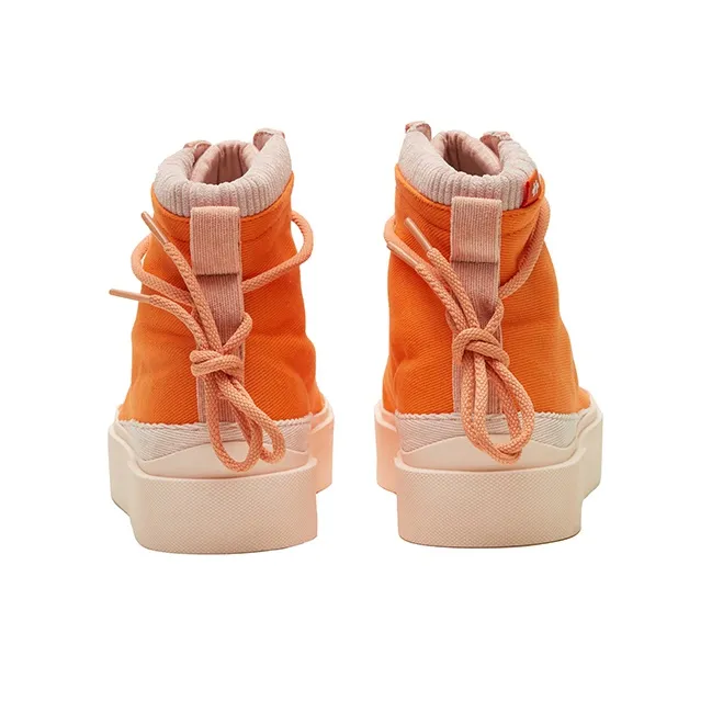 EQLZ EQUALIZER Fault Skateboard Shoes Unisex High Top Alert Orange-5