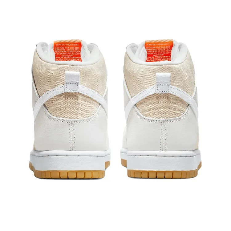 Nike Sb Dunk High Pro Iso Orange Label Unbleached Natural-4