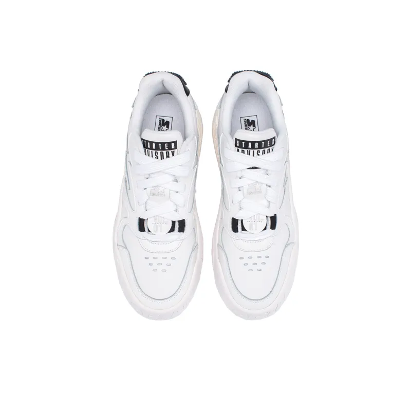 STARTER Vol Series Sound Wave VOL Anti Slip And Wear Resistant Height Increasing Low Top Skateboard Shoes Women's White-4