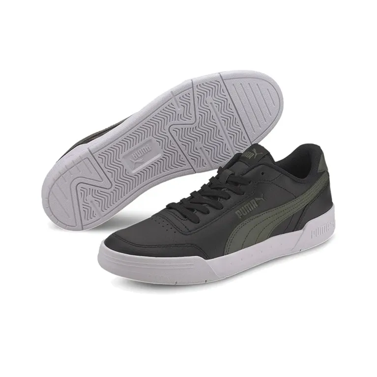 PUMA Caracal Casual Board Shoes Black/Green/White-2